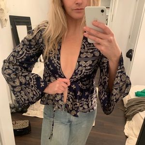 Missguided Kimono Inspired Top